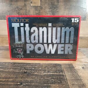 Molitor Titanium Power 15 Cut Proof Golf Balls